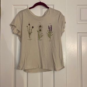 Floral spring t shirt